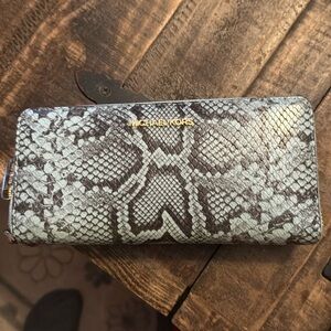 Michael Kors snake skin wallet